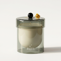 Corsica scented candle - Corsican maquis fragrance in smoked glass with ivory wax