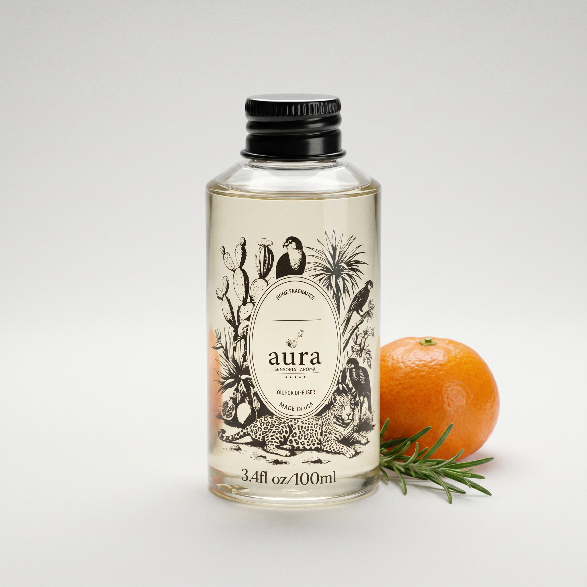 AURA Marseille fragrance oil — 100 mL bottle packshot