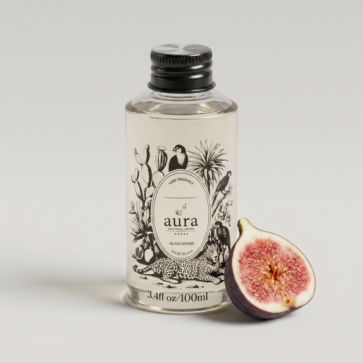 AURA Monaco fragrance oil — 100 mL bottle packshot