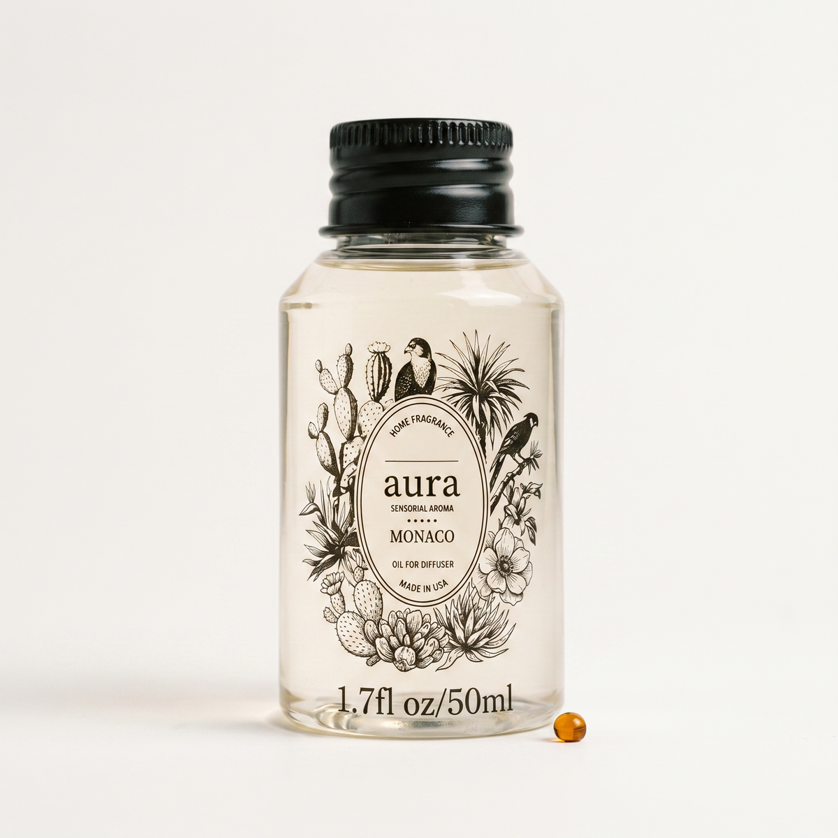 AURA Monaco fragrance oil — 50 mL bottle packshot