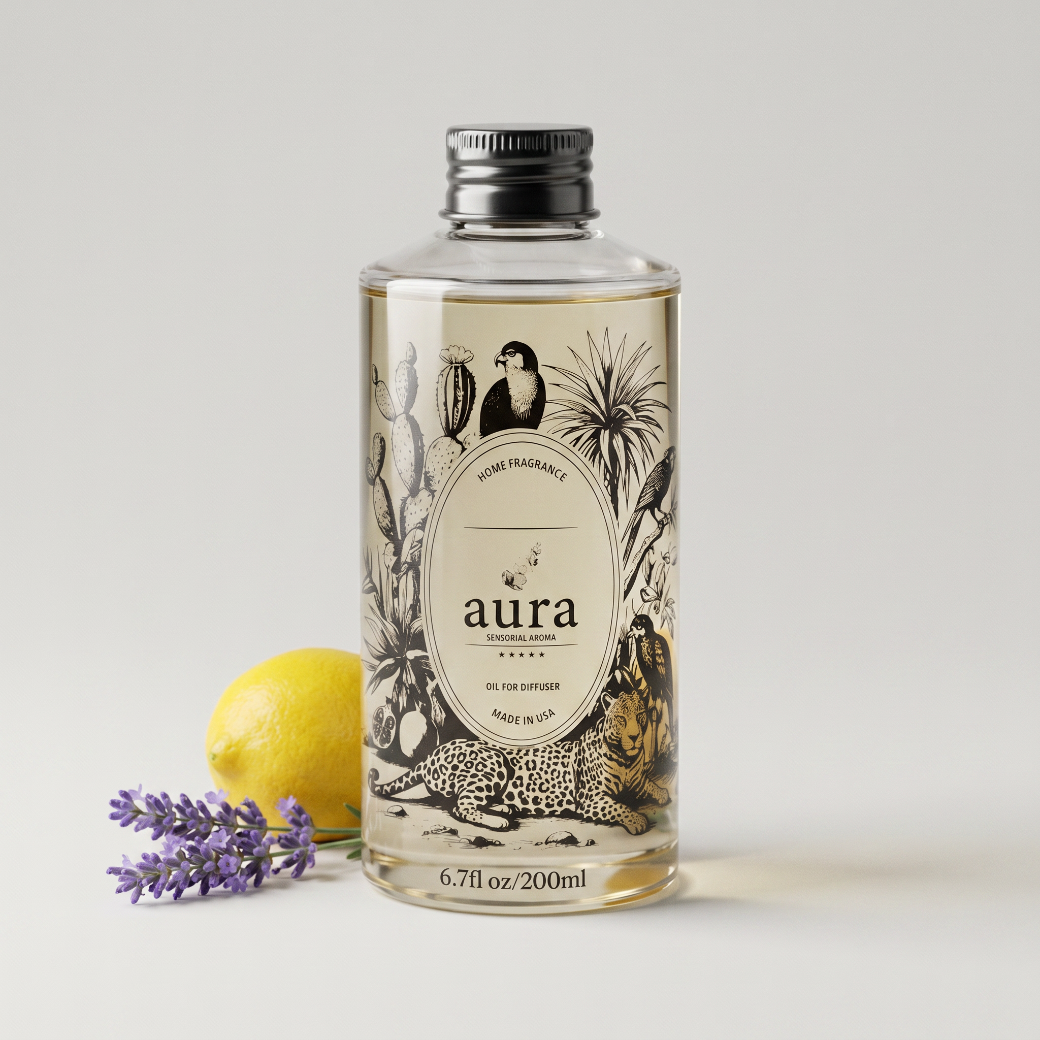AURA Provence fragrance oil — 200 mL bottle packshot