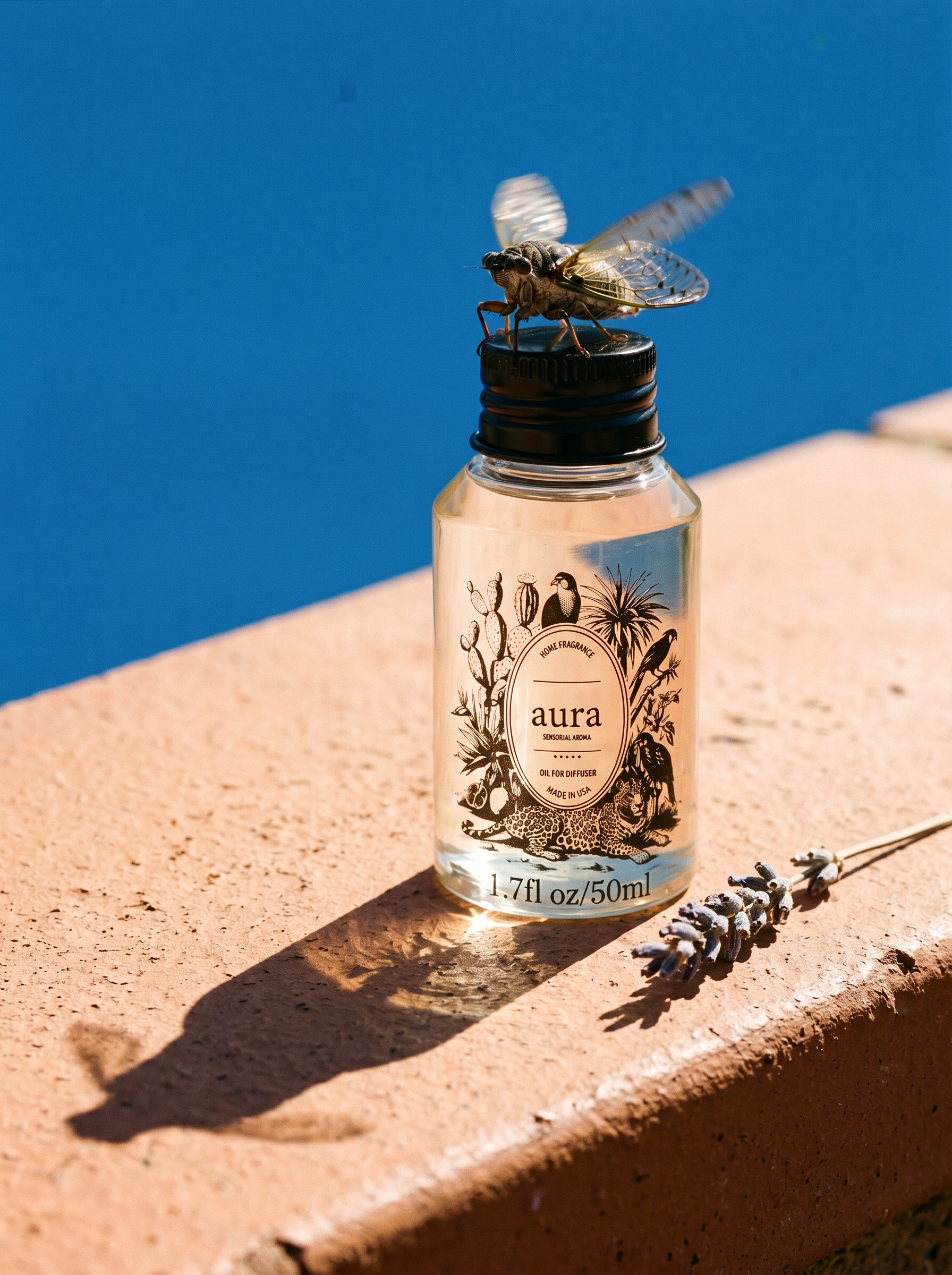AURA Provence fragrance oil 50 mL — styled scene 1