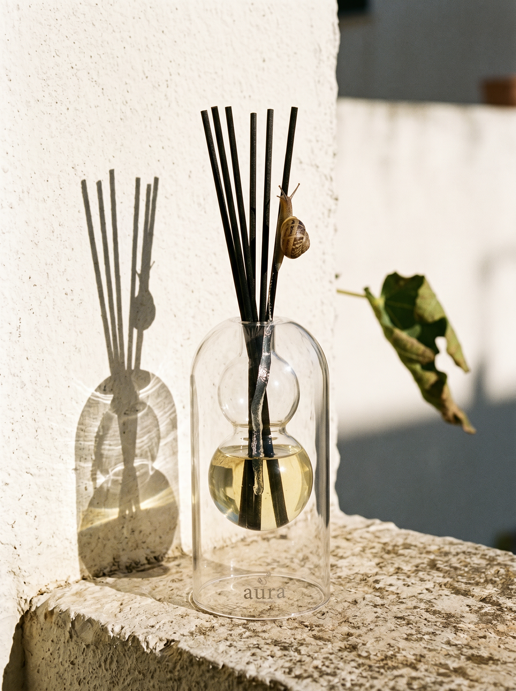 Capri reed diffuser styled in an interior scene