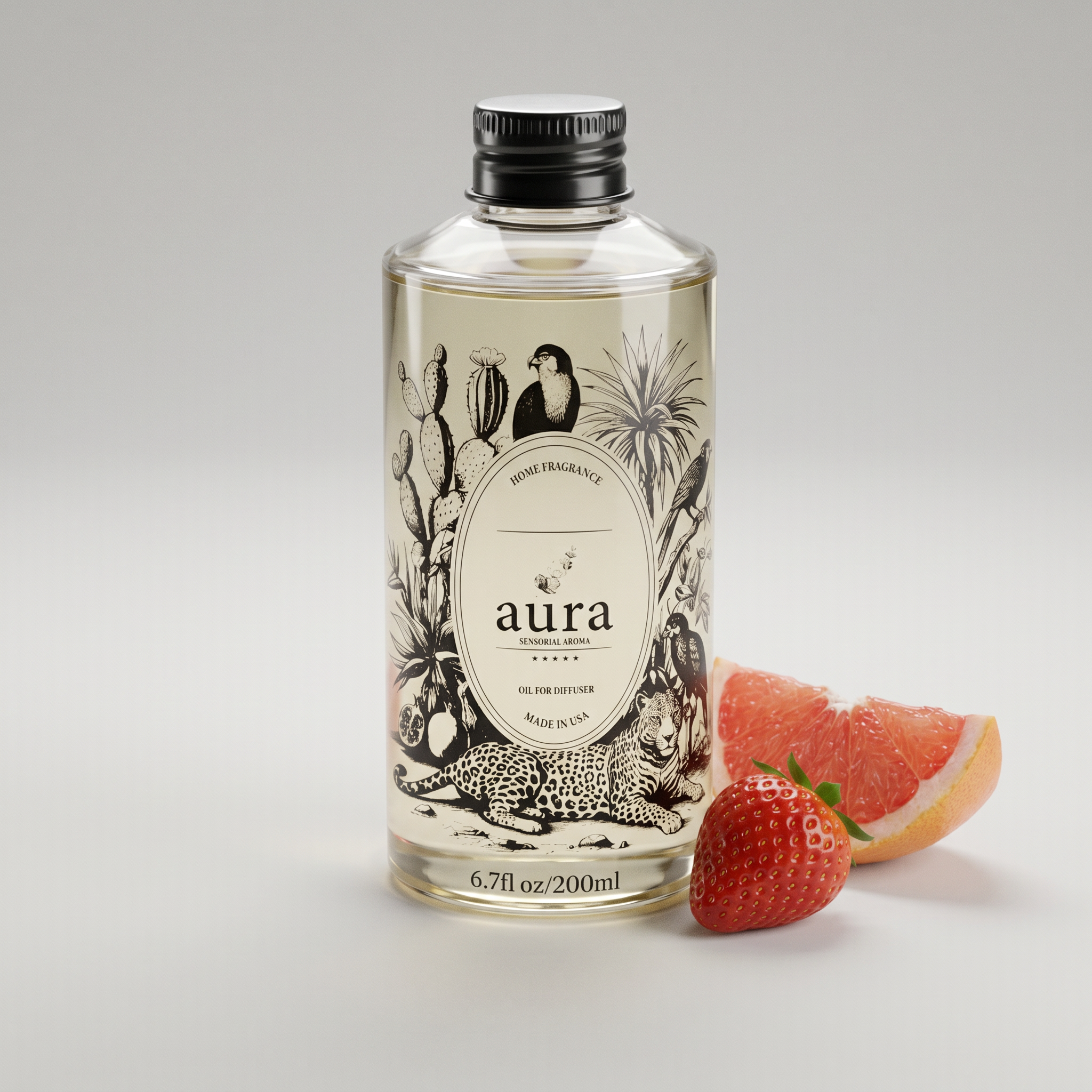 AURA Maddalena fragrance oil — 200 mL bottle packshot