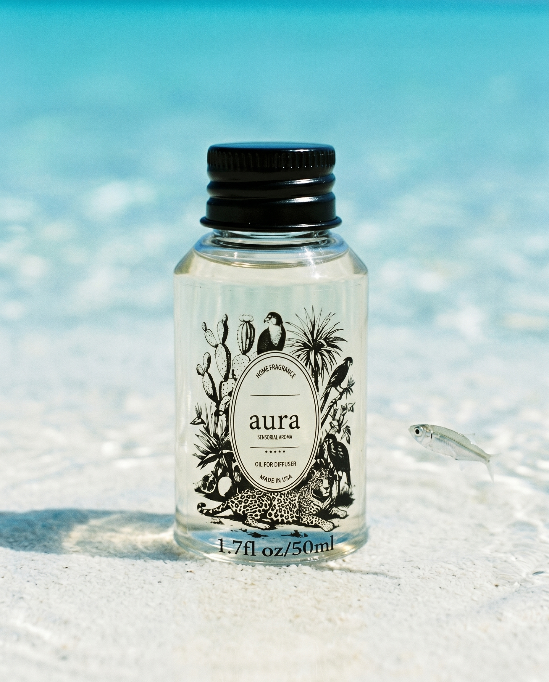 AURA Maddalena fragrance oil 50 mL — styled scene 1