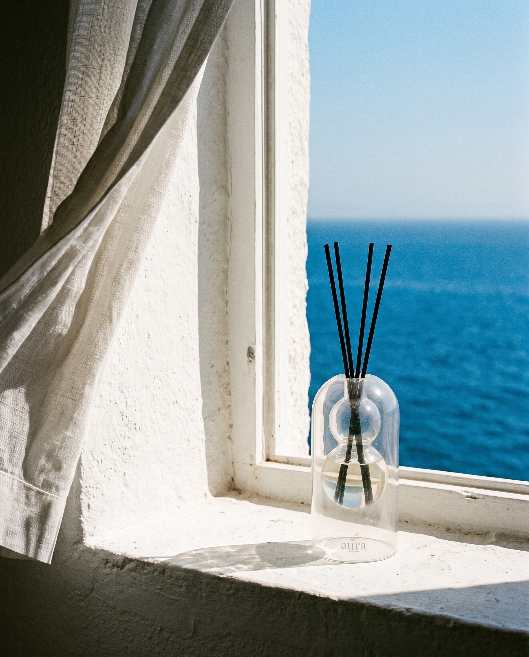 Maddalena reed diffuser styled in an interior scene