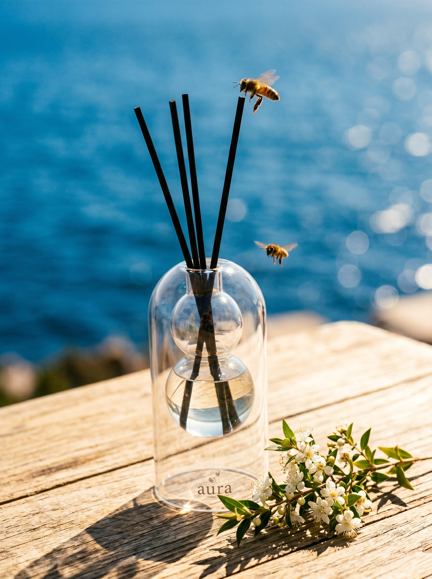 Sardegna reed diffuser styled in an interior scene