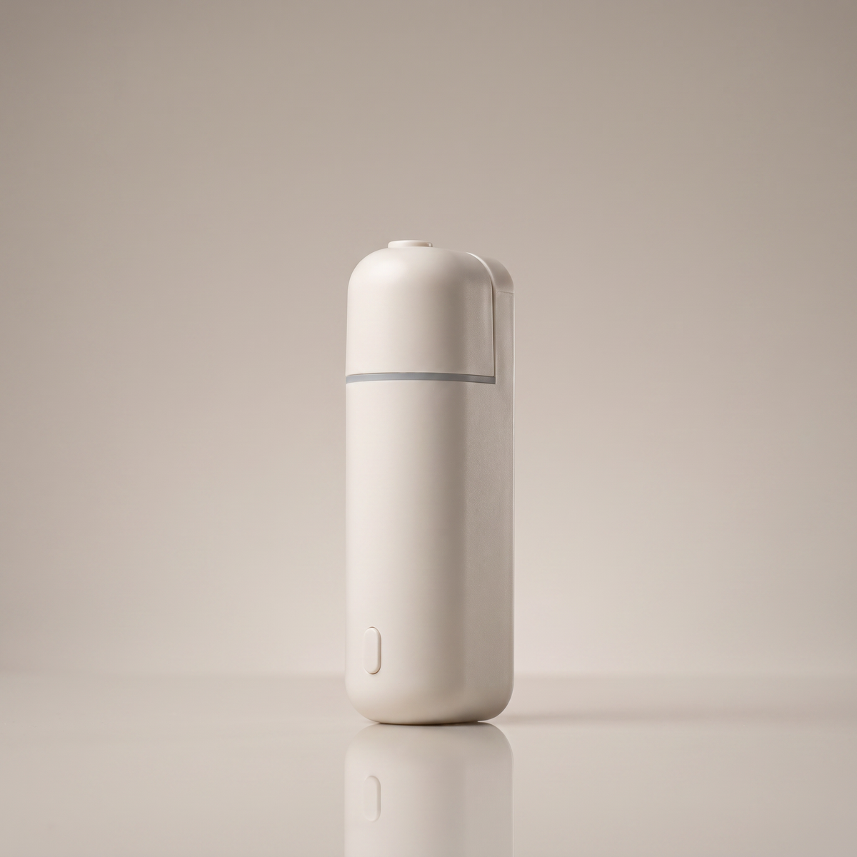 Side profile of the white AURA Strada showing its slim body