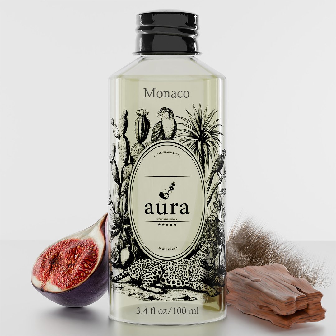 The allure of Monaco bottled INSPIRED BY NOIR BY LE LABO