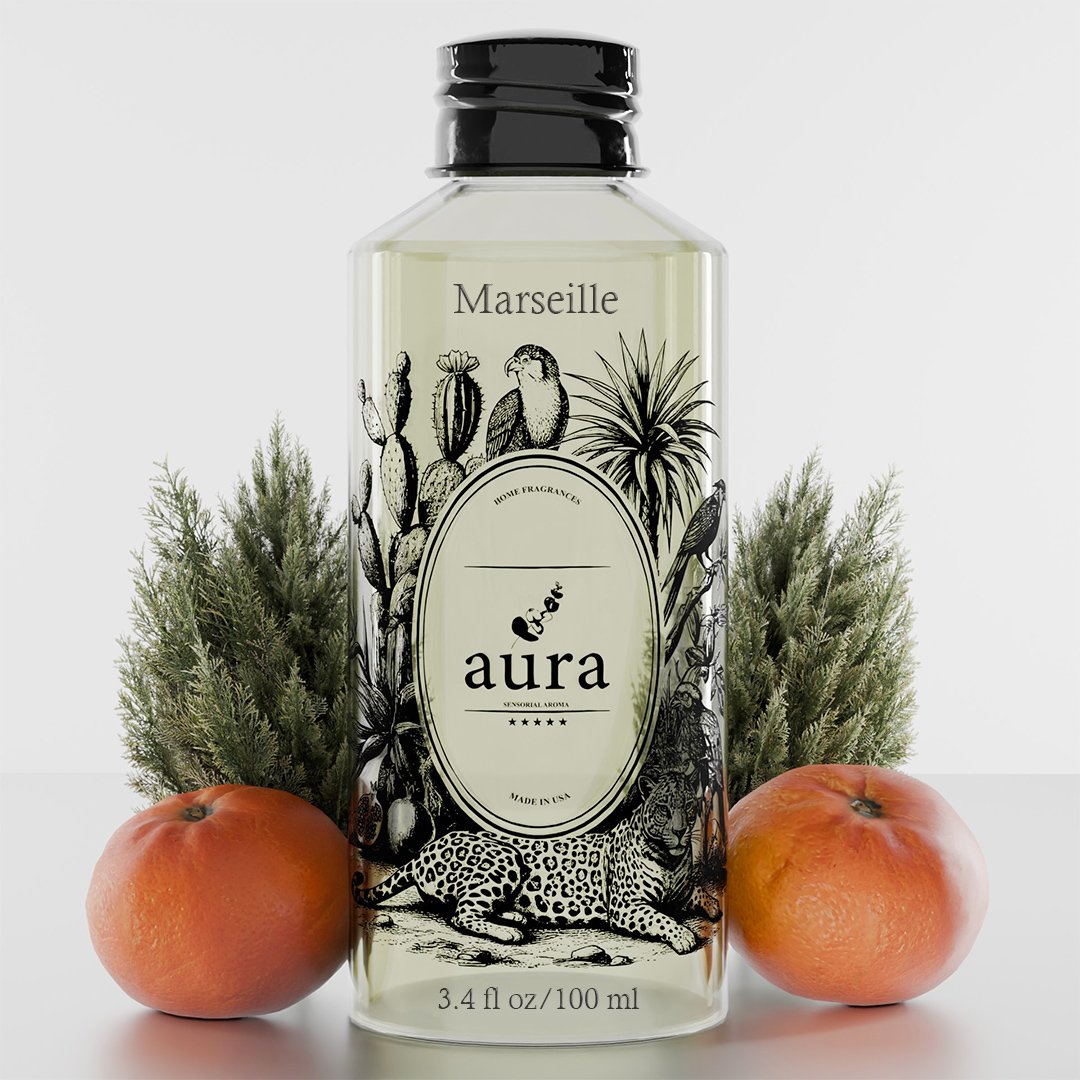 MARSEILLE. FRAGRANCE LOVERS HERE IS YOUR CITRUS AND WOODY AROMA OIL FOR DIFFUSERS